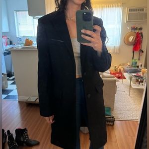The kooples over sized dress coat. Black. Never worn. Size small